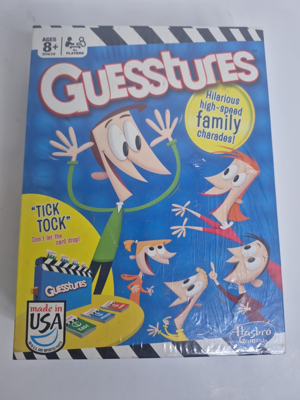 Hasbro Gaming Guesstures Family Party Game- Charades Game for 4 or More Players
