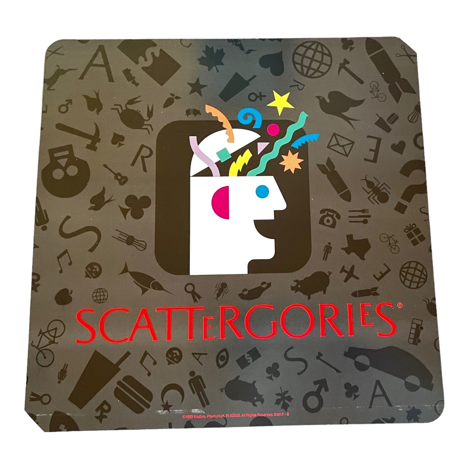 Vintage Hasbro 1999 The Game Of Scattergories Right Off The Top Of Your Head