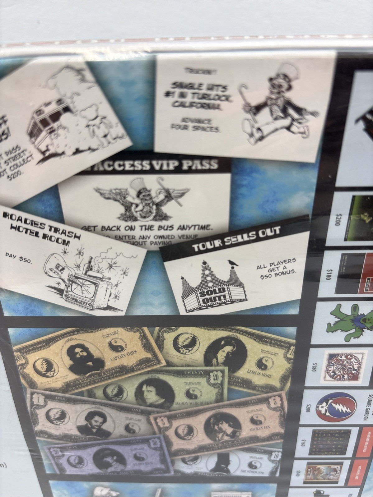 GRATEFUL DEAD OPOLY Monopoly Board Game Brand New Factory Sealed 2009 Deadopoly!