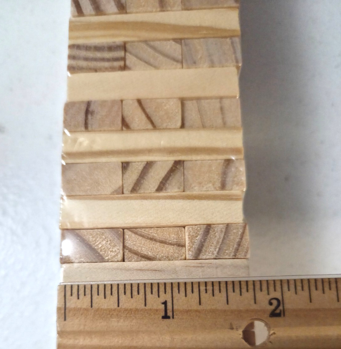 72 PCS SET Tumbling Tower Game Wooden Stacking Blocks DOUBLE the Qty & Fun
