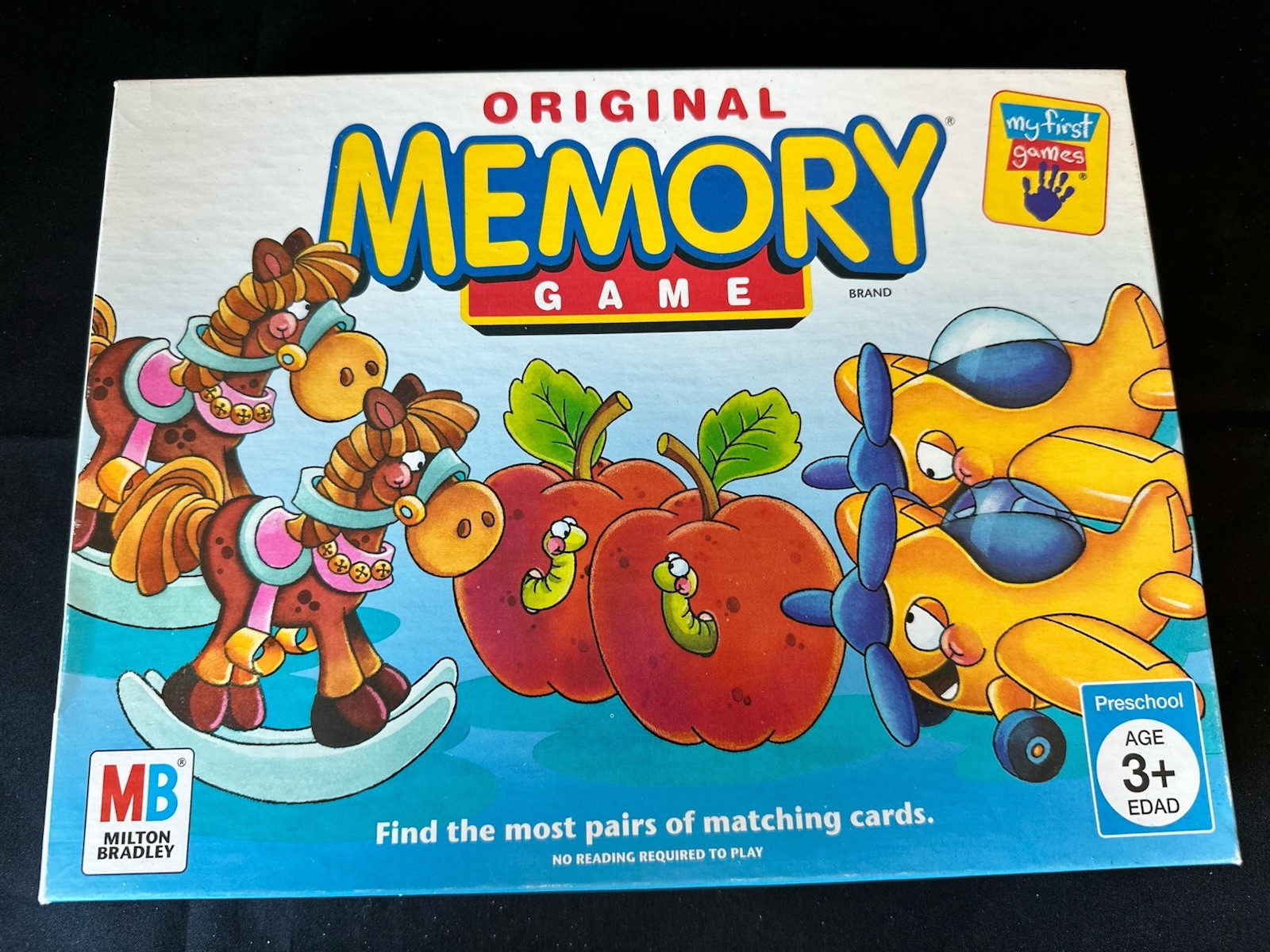 Original Memory Game Milton Bradley 2005 Complete Nostalgia Preschool 3+ Vintage