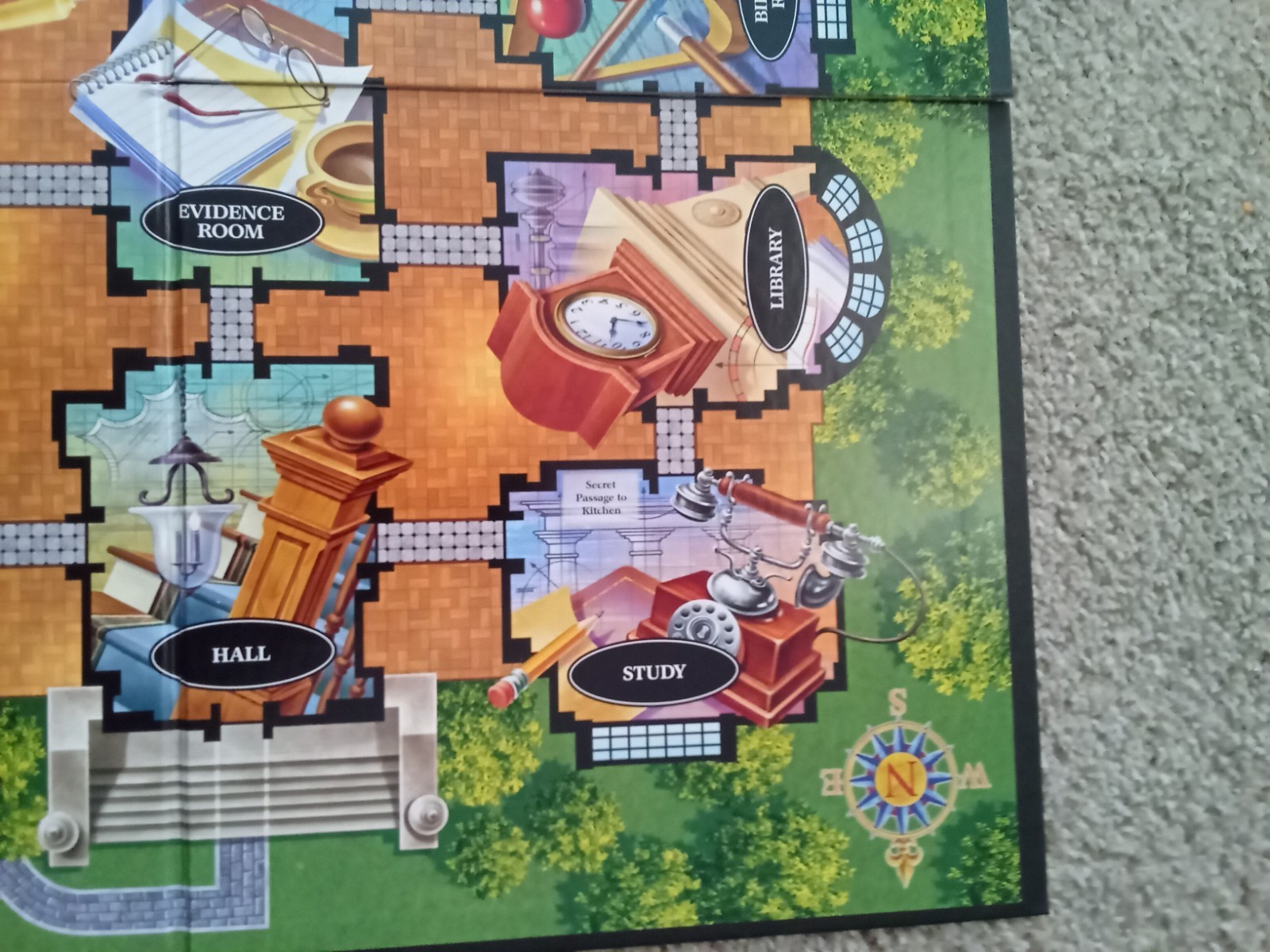 Clue DVD Parker Brothers 2006 Classic Detective Board Game Mystery. complete.