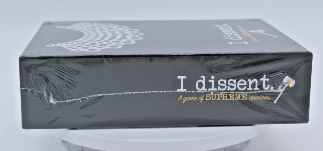 I Dissent A Game Of Supreme Opinions RBG Ruth Bader Ginsberg Trivia Game NEW