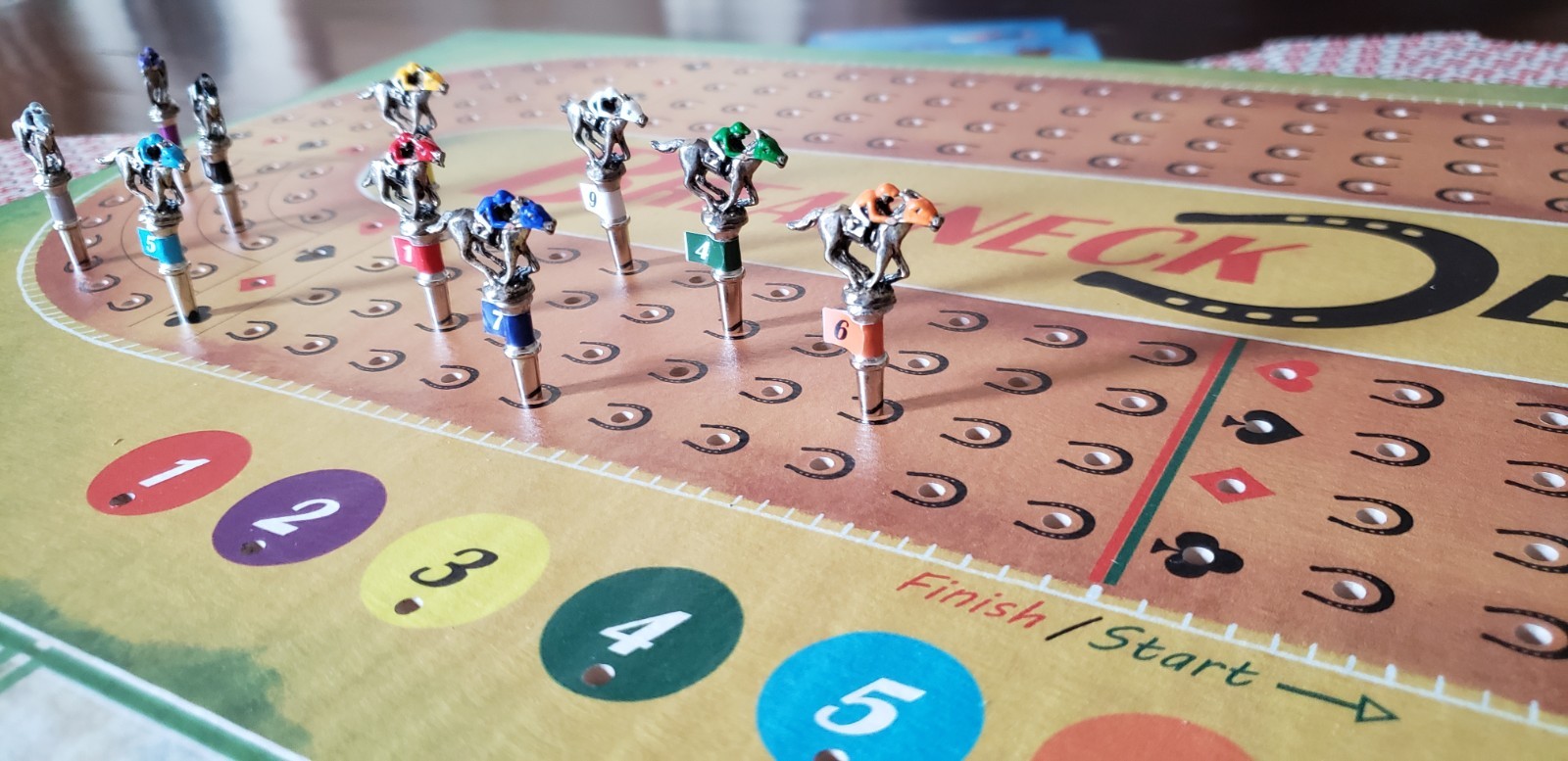 BREAKNECK DERBY CLASSIC – POKER MEETS HORSE RACING BOARD GAME – PLAYS UP TO 10!
