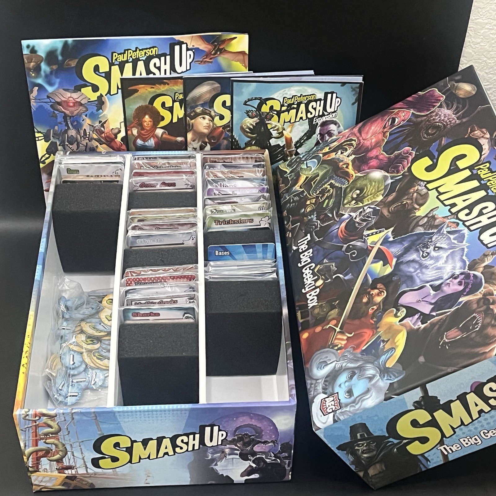 Smash Up The Big Geeky Box, Includes Core Set & 3 Expansions