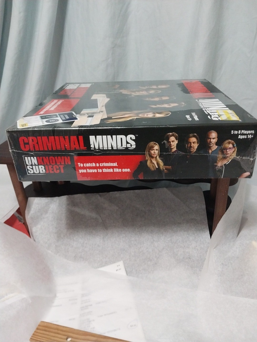 Criminal Minds Unknown Subject Board Game PlayMonster NEW SEALED 5-8 Players