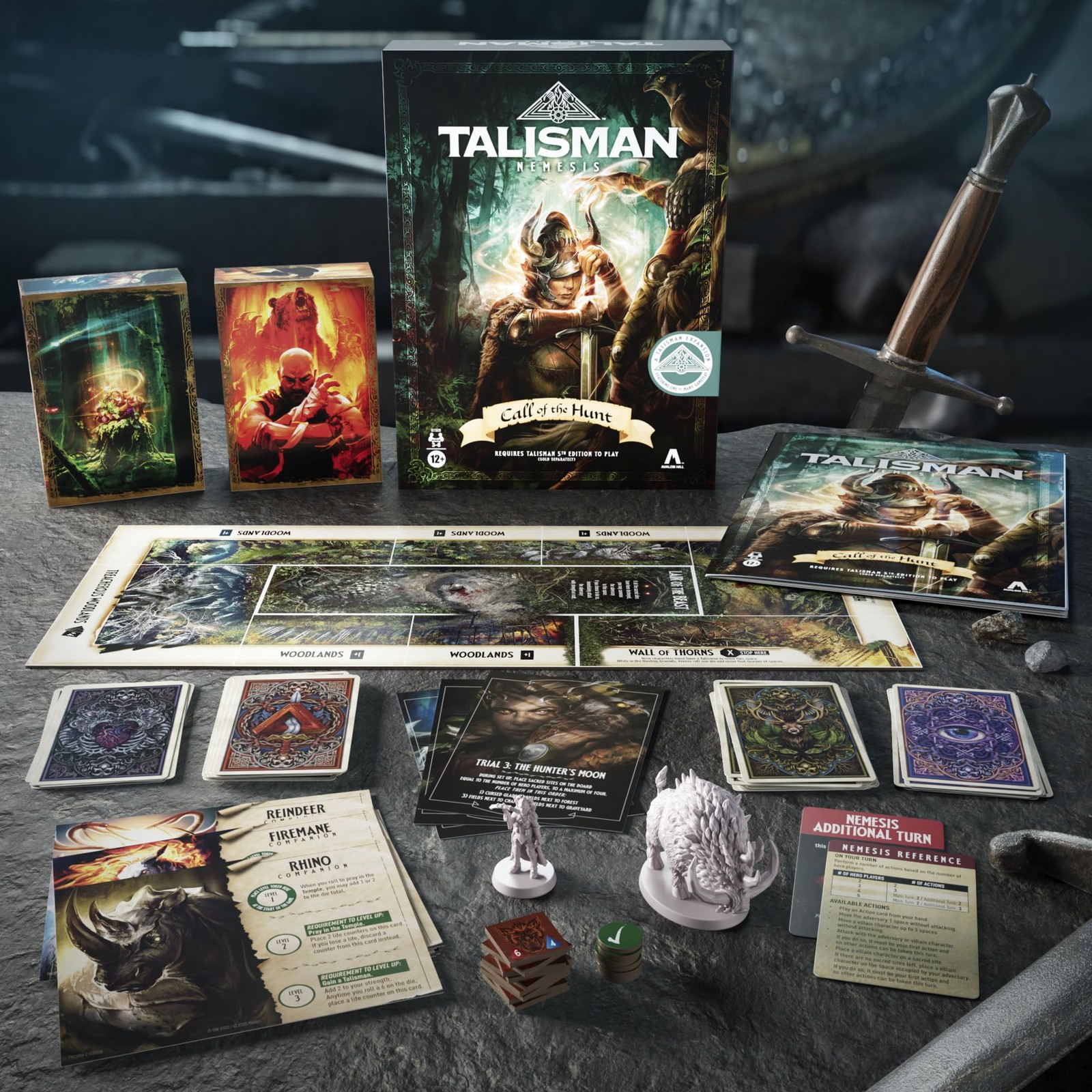 Avalon Hill Talisman Nemesis: Call of The Hunt Expansion Pack – Adventure Strate