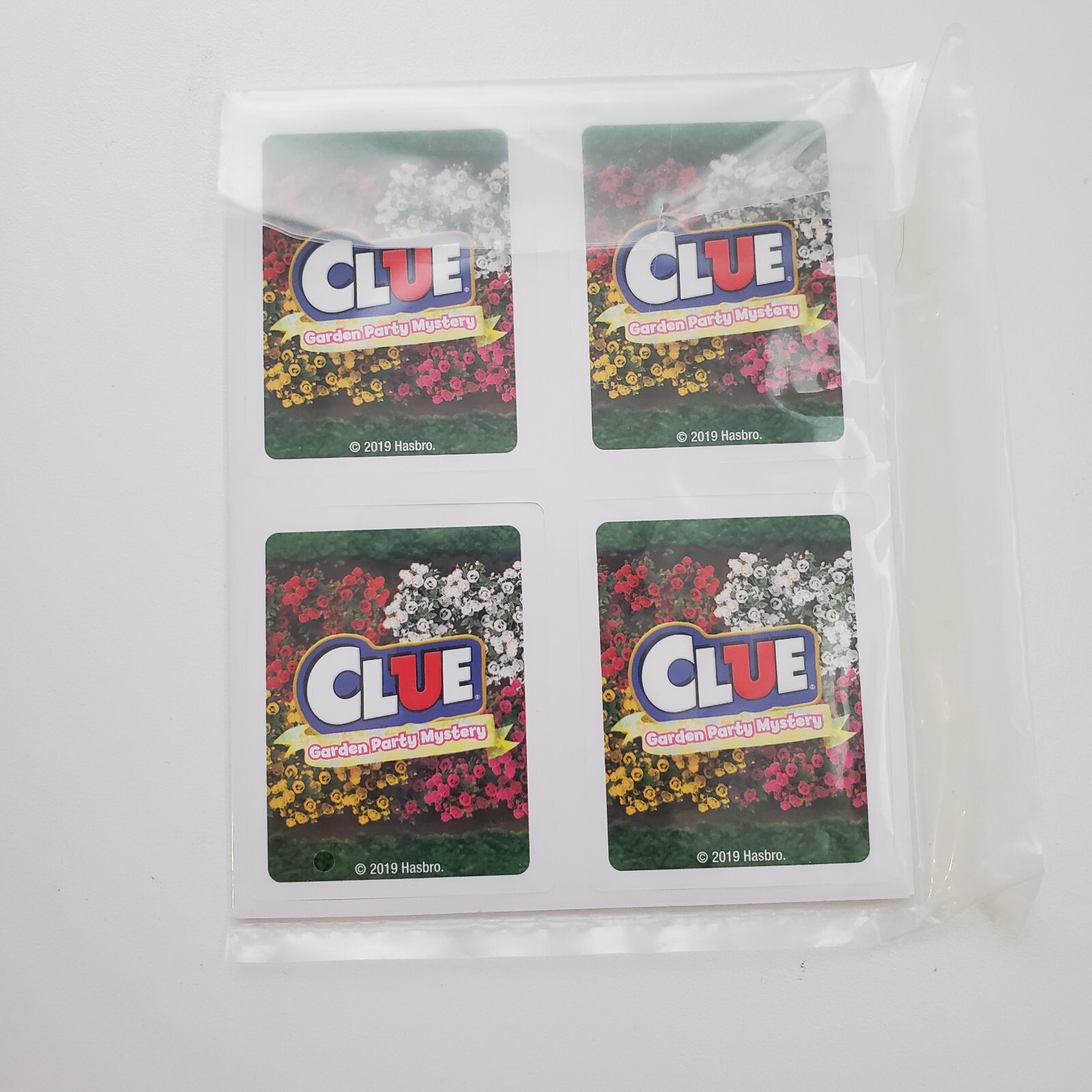 Clue Garden Party Mystery Game Hasbro COMPLETE Roses Flower Floral Theme