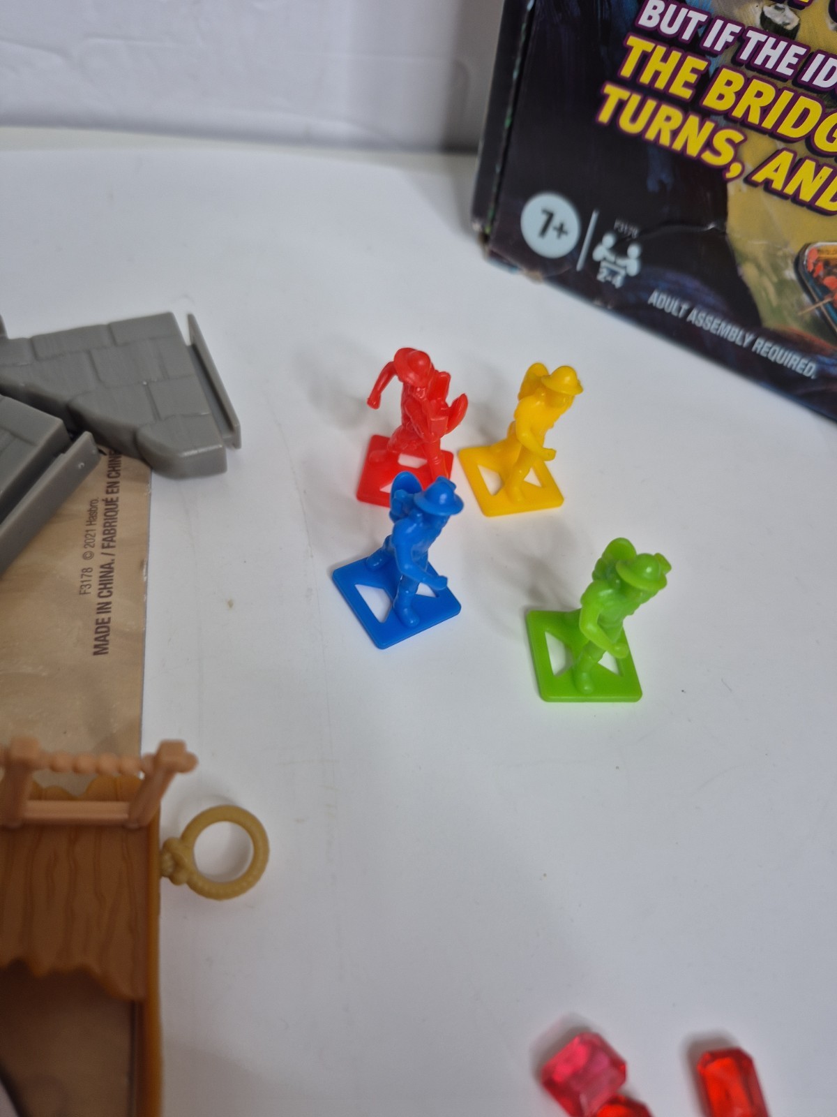 Hasbro Forbidden Bridge Board Game 2021 Complete But Some Replacement Parts READ