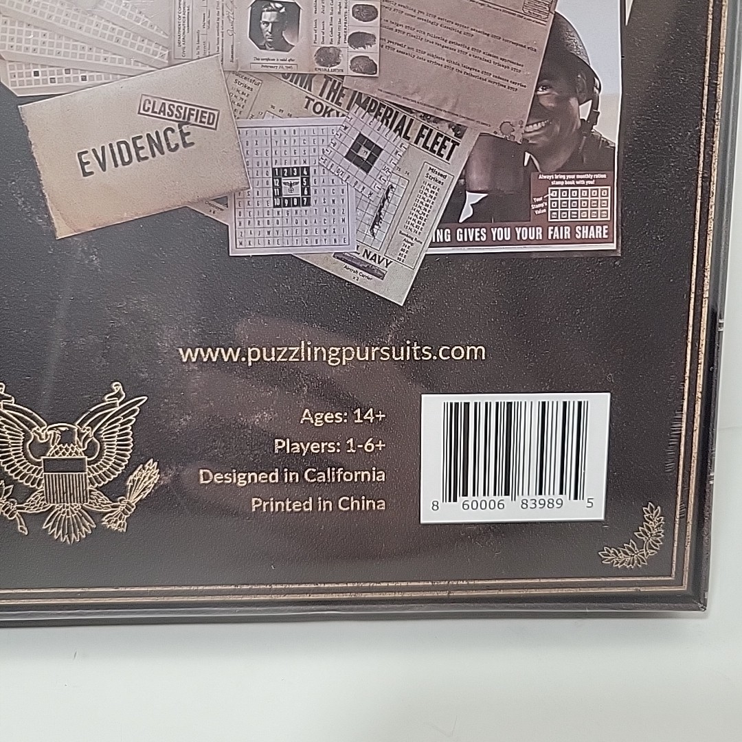 New The Fifth Column Puzzling Pursuits Board Game Sealed