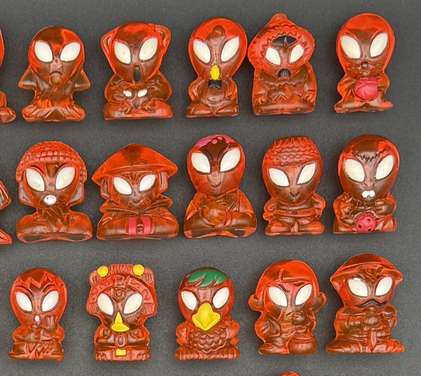 Full Set of 40 Hielocos Coca-Cola Aliens – Orange Edition – Mexico – Rare Set