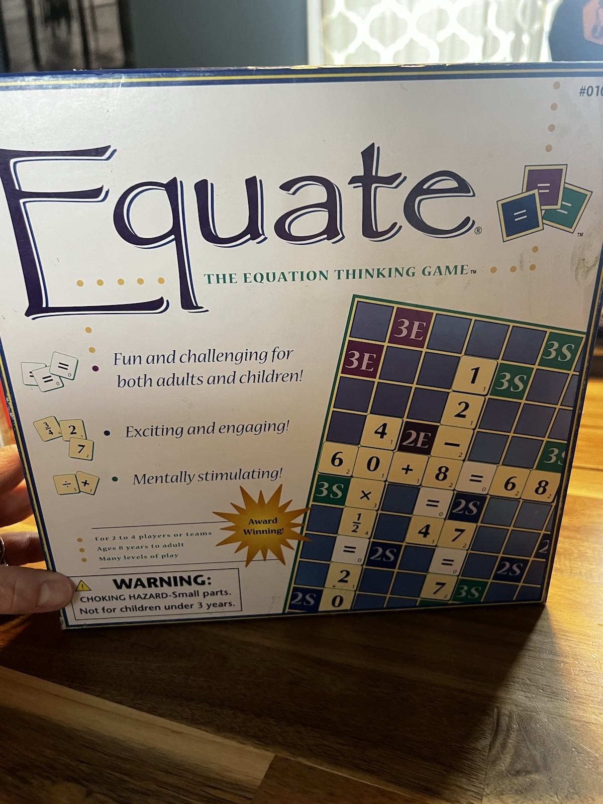 Equate Math Board Game plus Junior Set 1996 Educational Numbers School