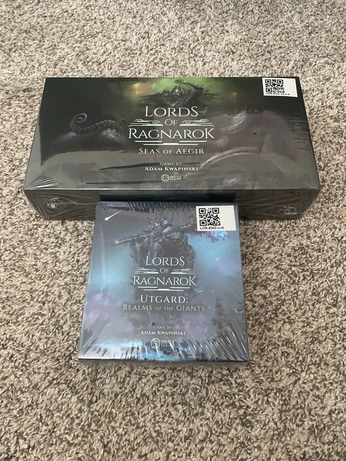 Lords of Ragnarok Board Game Gameplay Bundle