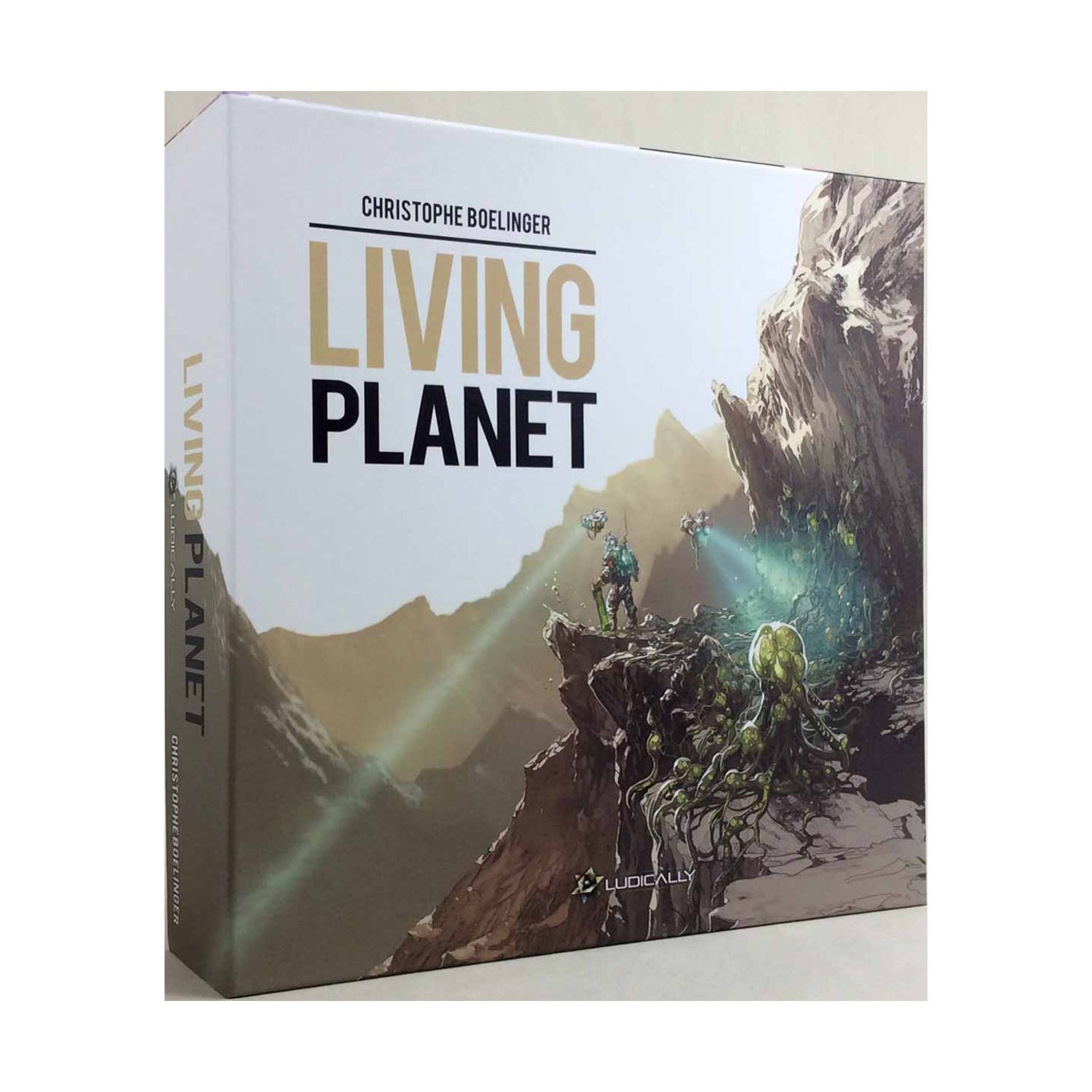 Ludically Boardgame Living Planet (Deluxe All-In Kickstarter Ed) Box VG+/NM