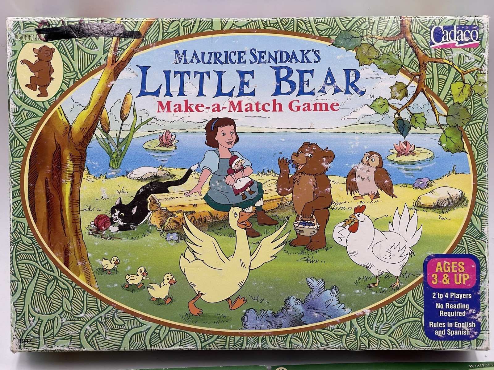 Maurice Sendak Little Bear Cadaco Make a Match Pre-School Game Complete Vtg 1999