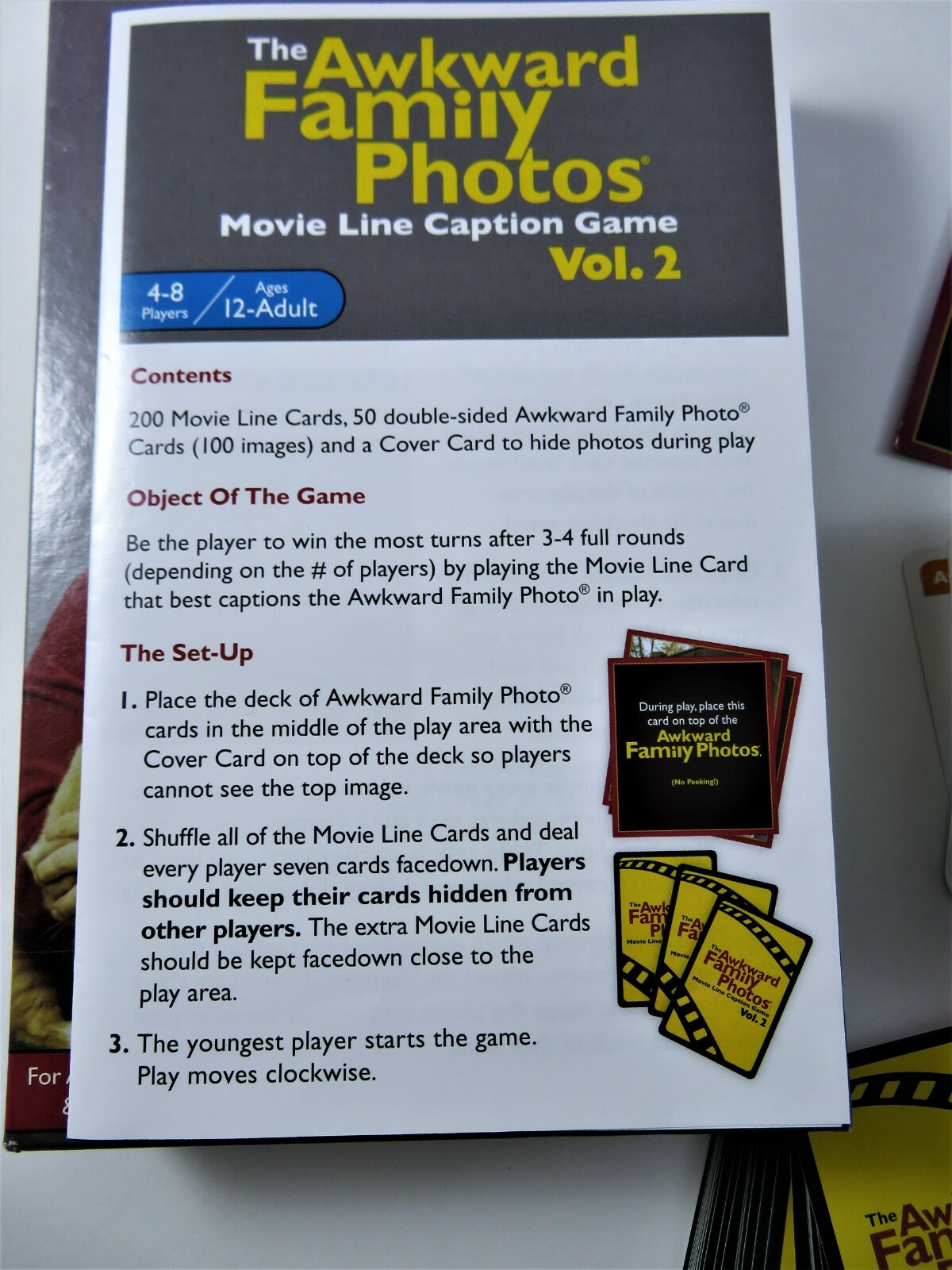 The Awkward Family Photos Party Game Vol. 2 Movie Line Captions Ages 12 To Adult