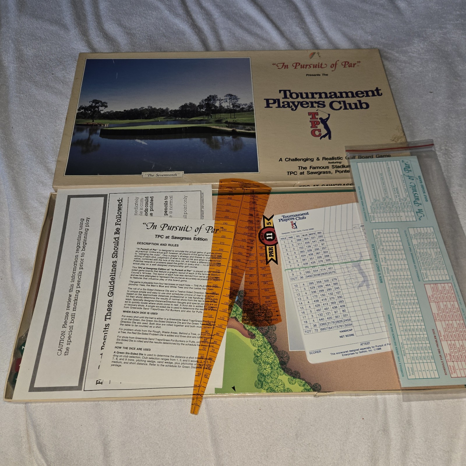 COMPLETE IN PURSUIT OF PAR TPC Tournament Players Club Sawgrass 1988 GOLF Game