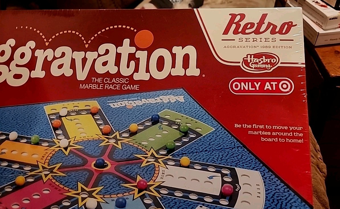 TARGET Retro Series Aggravation The Classic Marble Race Games 2015 HASBRO NEW