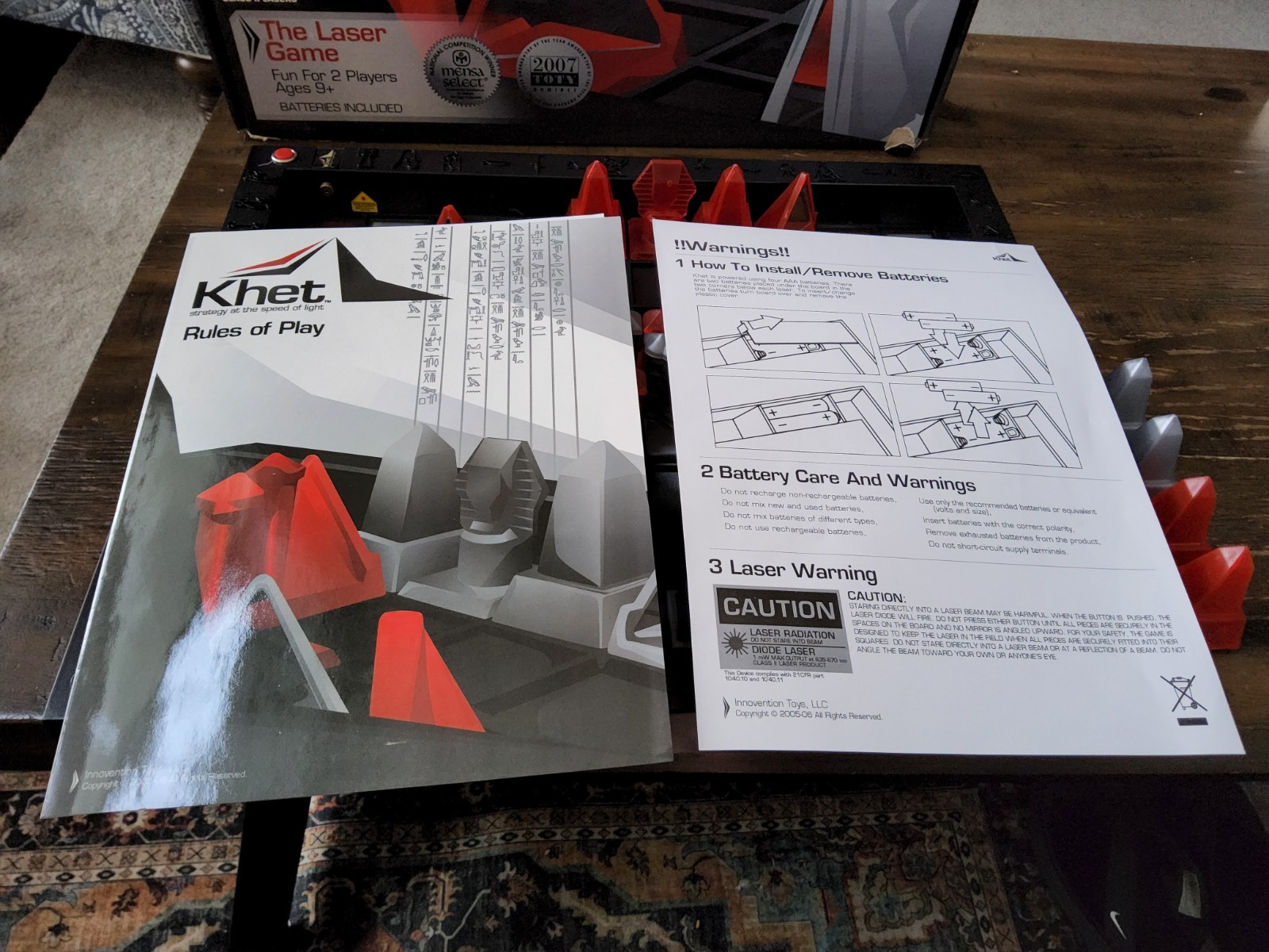 Khet Strategy At The Speed Of Light The Laser Game Mensa Select