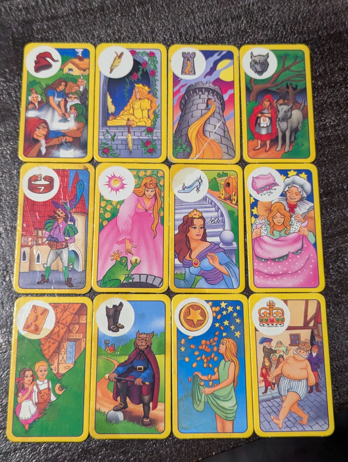 ENCHANTED FOREST 1994 FOR PARTS ONLY 12 of 13 TREASURE CARDS missing FIRE CARD