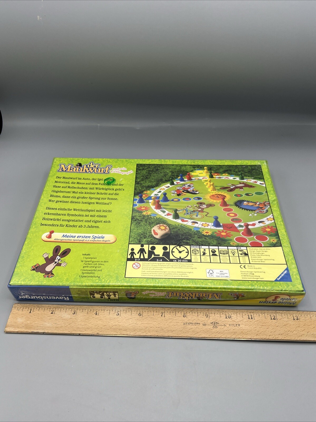 Ravensburger German Game THE MOLE AND HIS FAVORITE GAME Fun Children Board Game