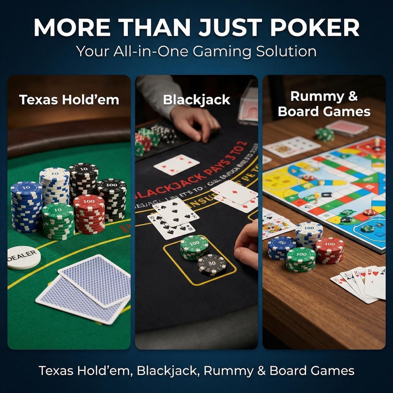 Poker Chips 500pcs 11.5g Numbered Casino Grade Aluminum Case HEITOK Decks