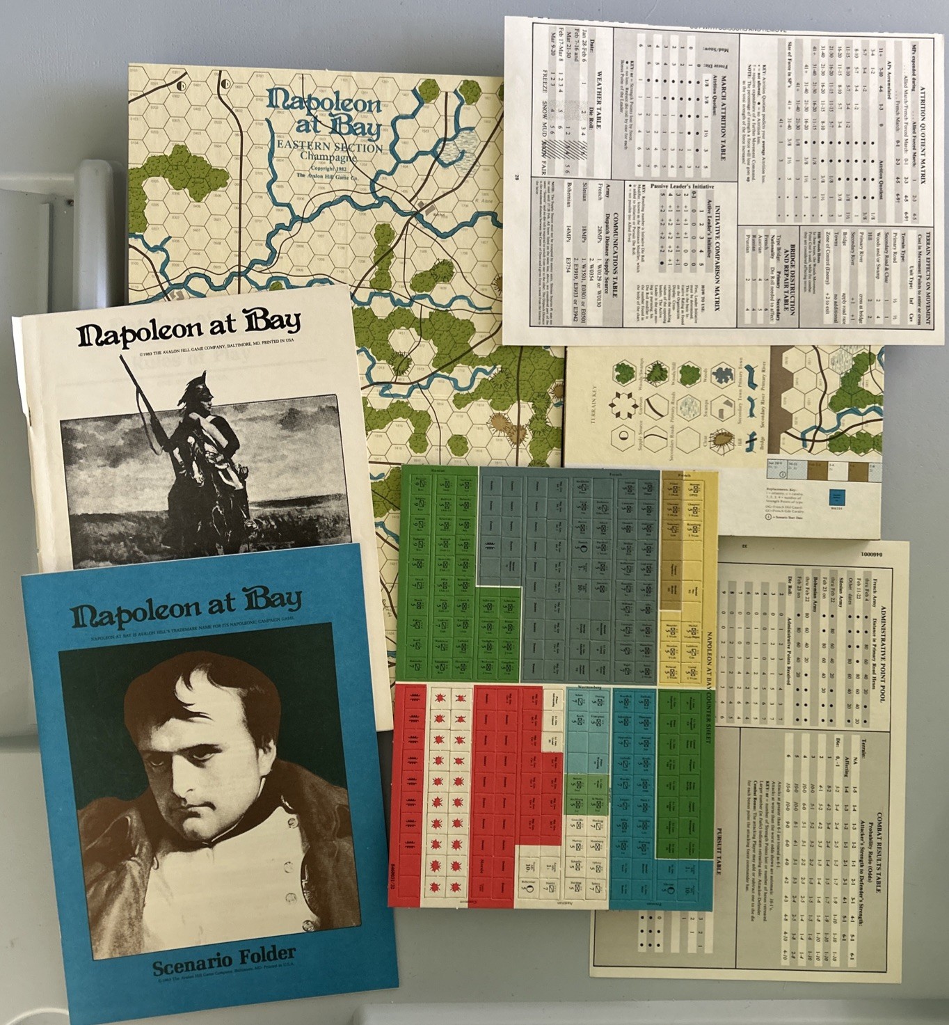 VTG 1983 Avalon Hill Napoleon at Bay: The Campaign in France, 1814, Unpunched