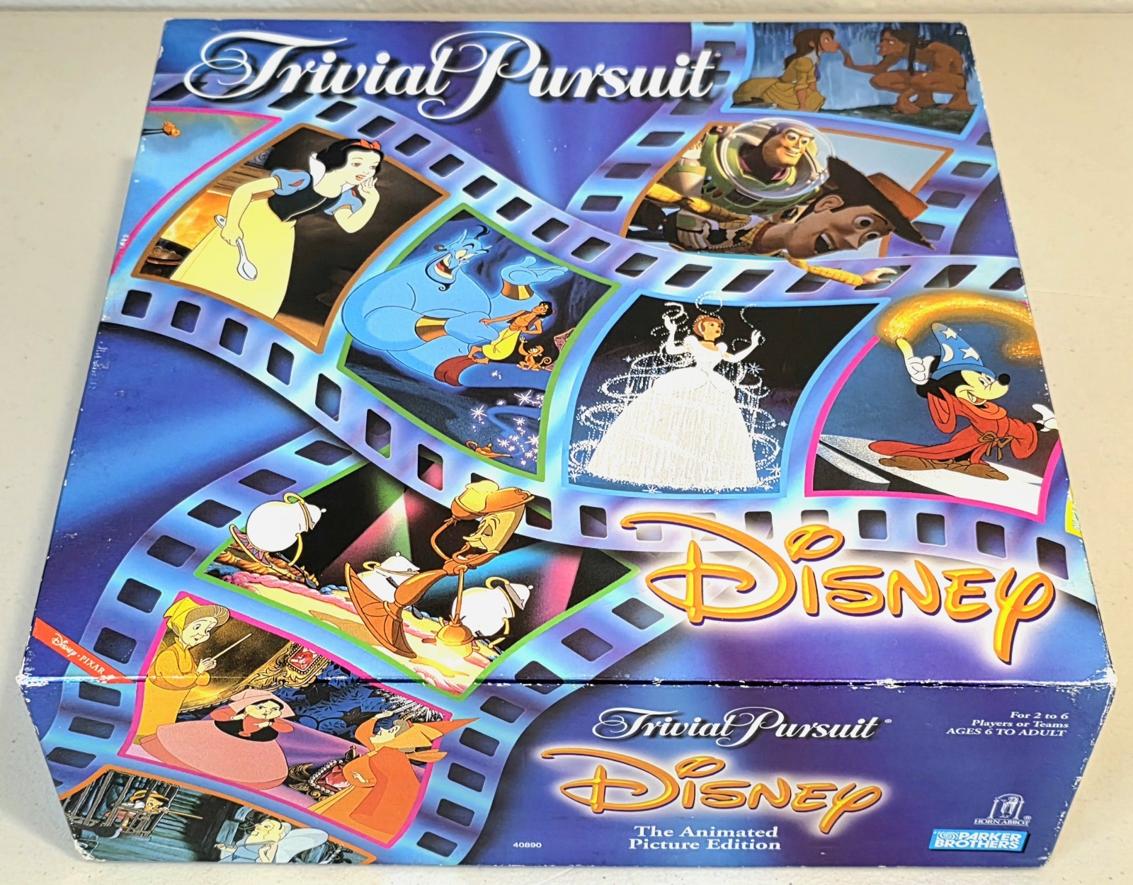 Trivial Pursuit Disney The Animated Pictures Edition 2002 Complete Unopened Pcs
