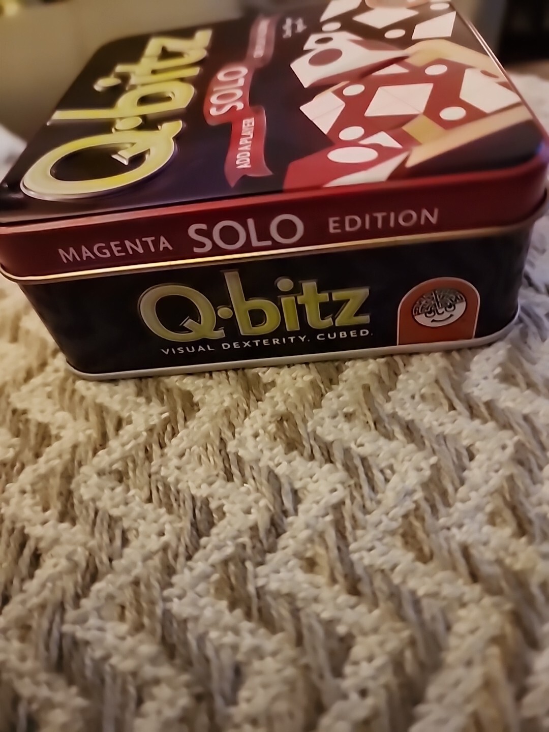 Q-Bitz Solo Game Magenta Edition Visual Dexterity. Cubed.
