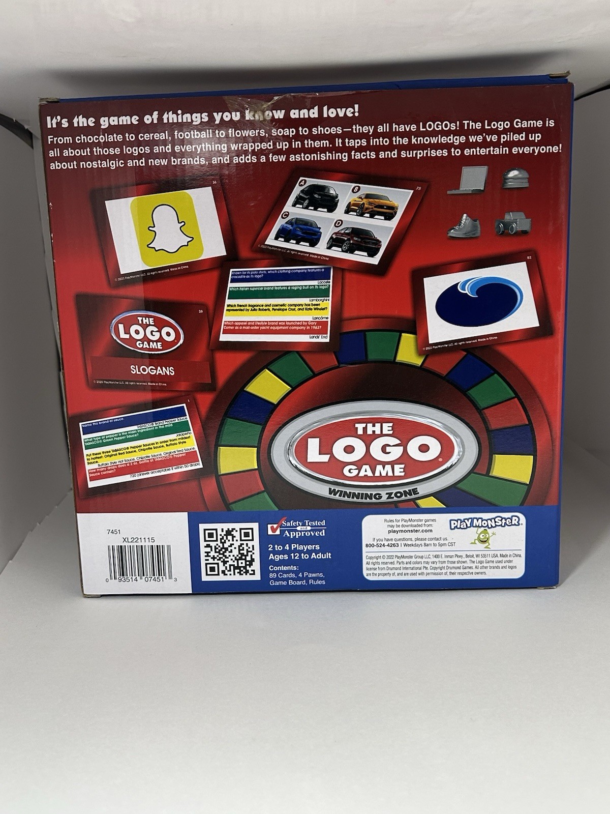 The Logo Board Game ~ 2 to 4 Players ~ Ages 12 to Adult ~ Family Game Night 100%