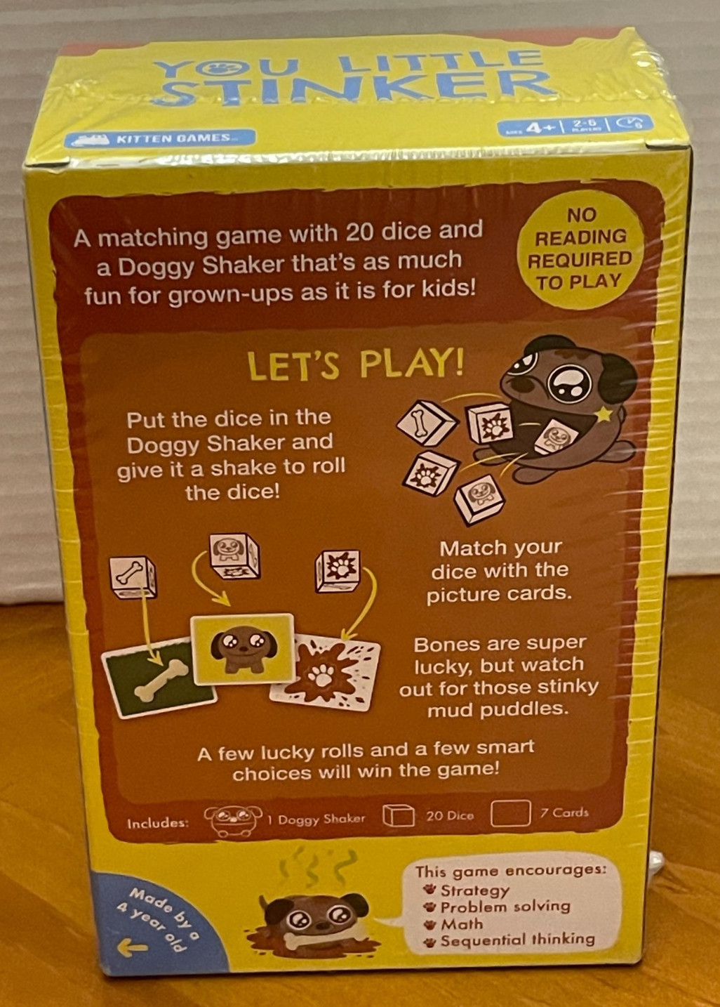 Kitten Games You Little Stinker Matching Game