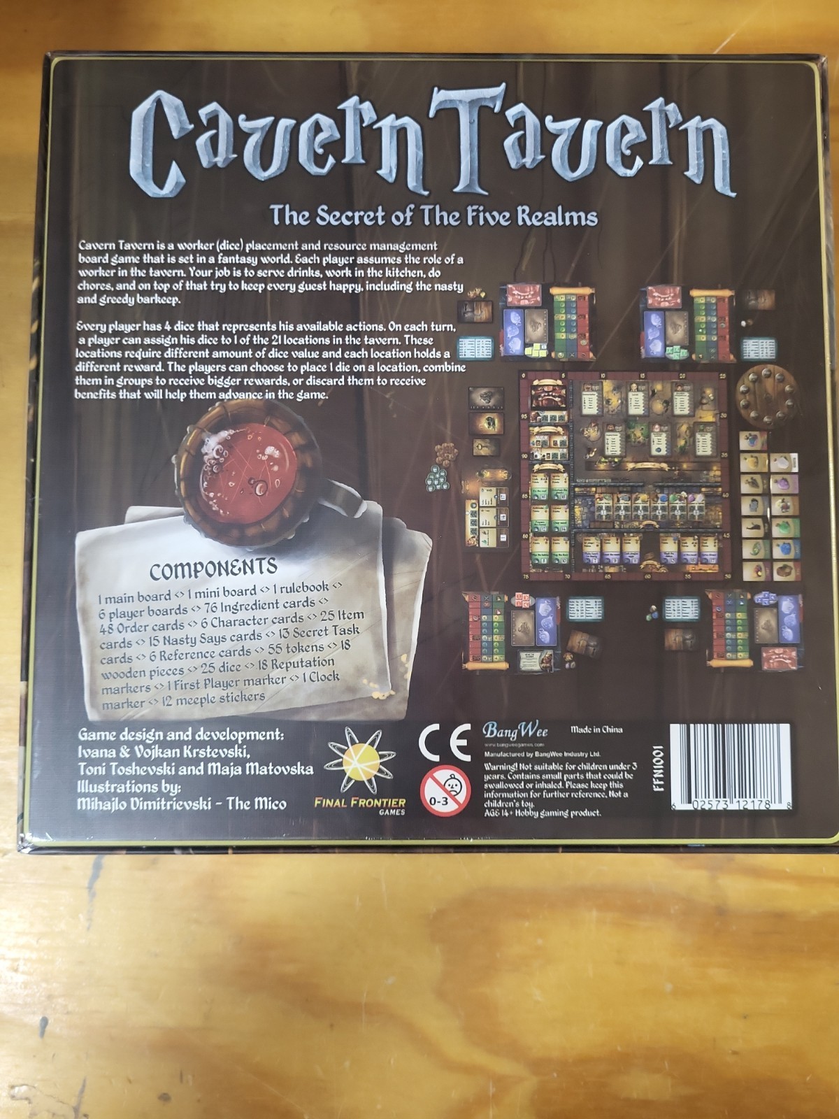Final Frontier Boardgame; Cavern Tavern New