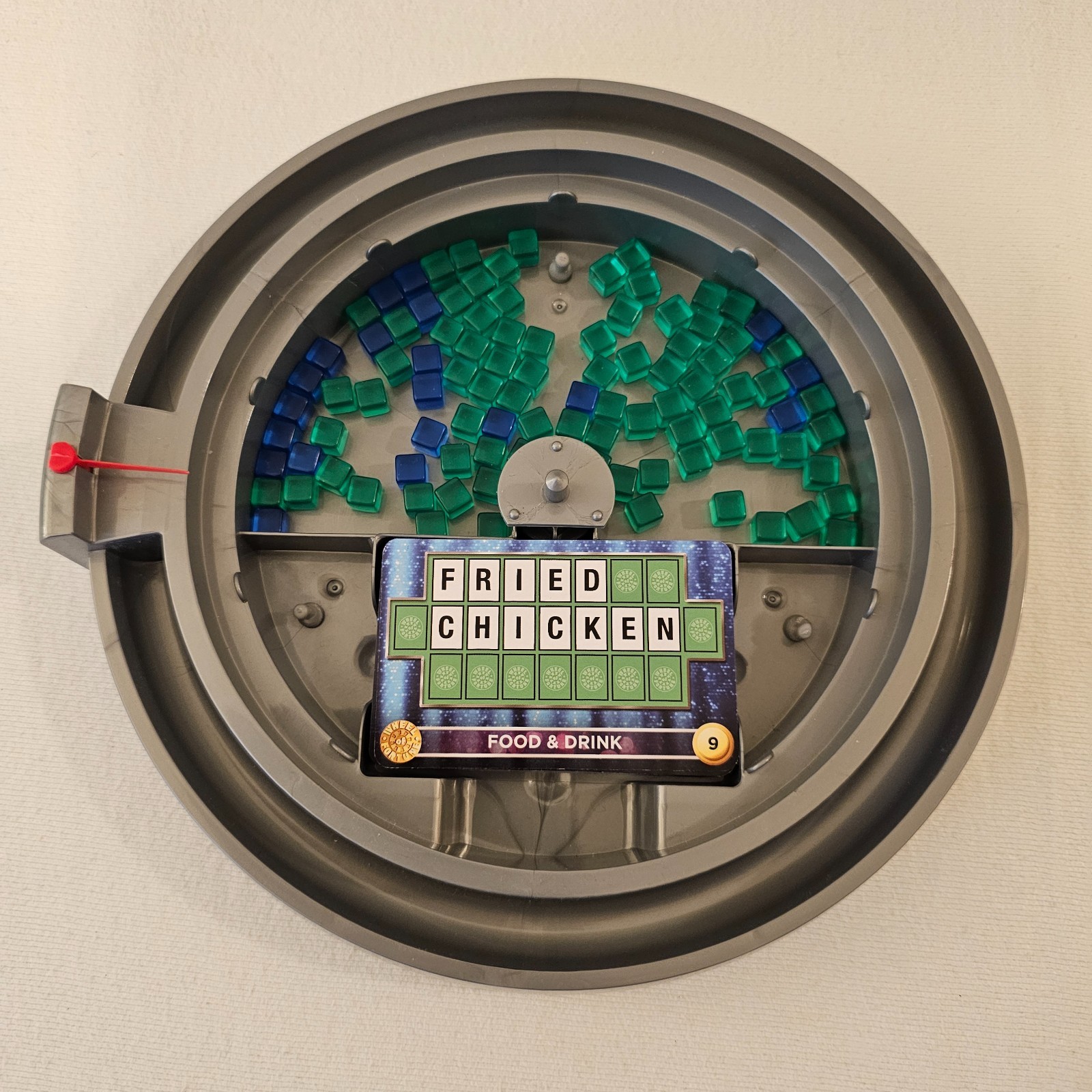 Wheel of Fortune Bingo tabletop game Spinning Wheel for a Chance to Win