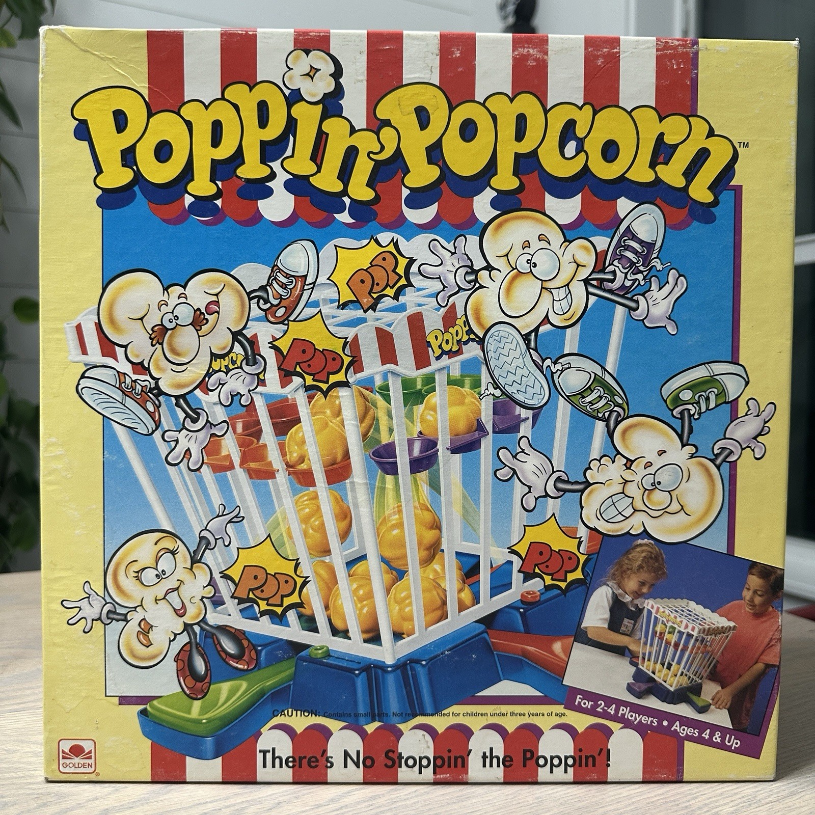 Golden Poppin Popcorn Game 1993 Vintage Complete No Stoppin The Poppin VGUC