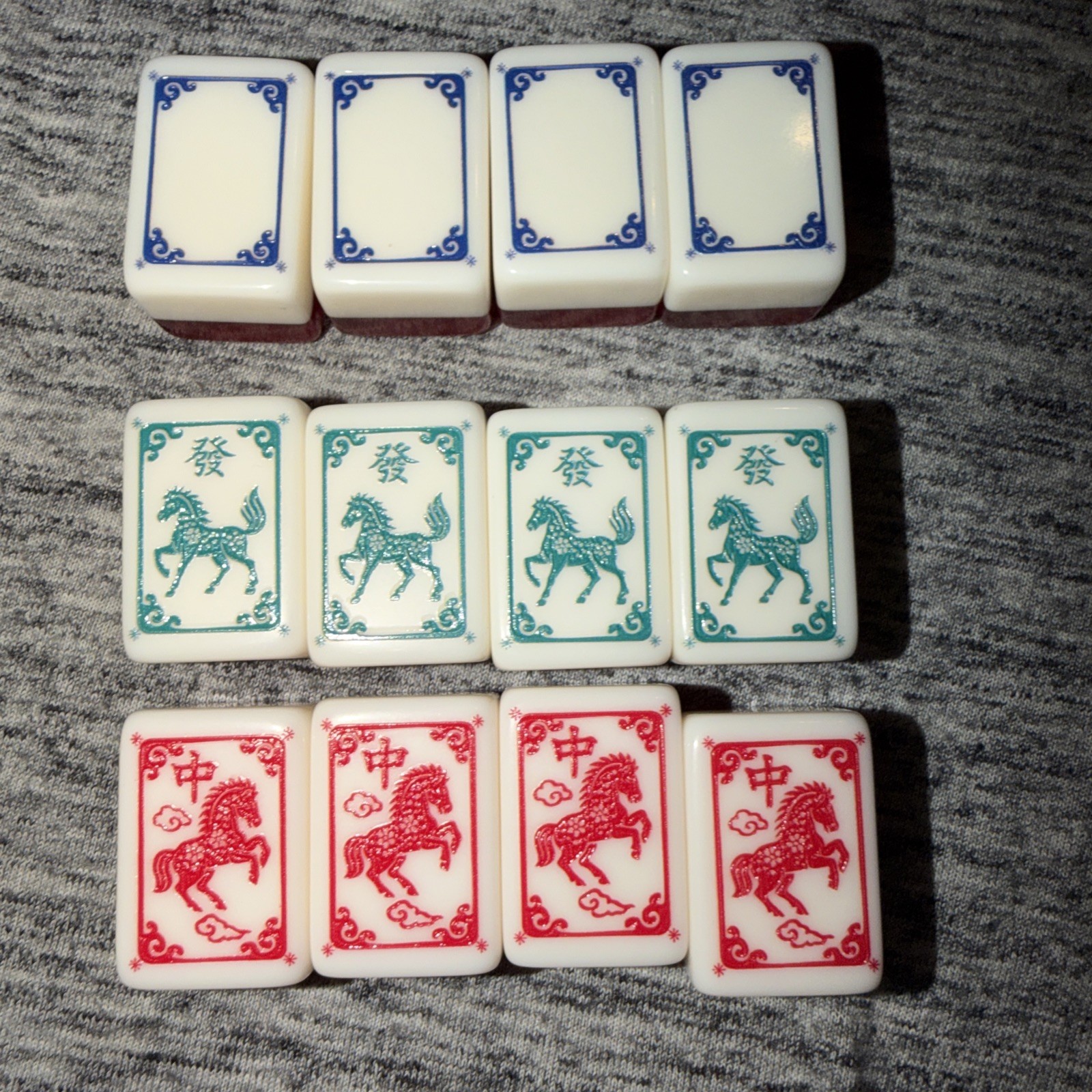 Deluxe Maison Lude Mahjong Horse Lunar Year Edition Starter Kit.Bag Not Included