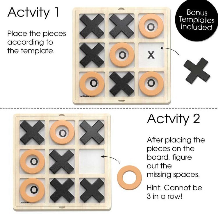 Keeping Busy Tic Tac Toe Dementia Activities for Seniors Elderly Alzheimers Game