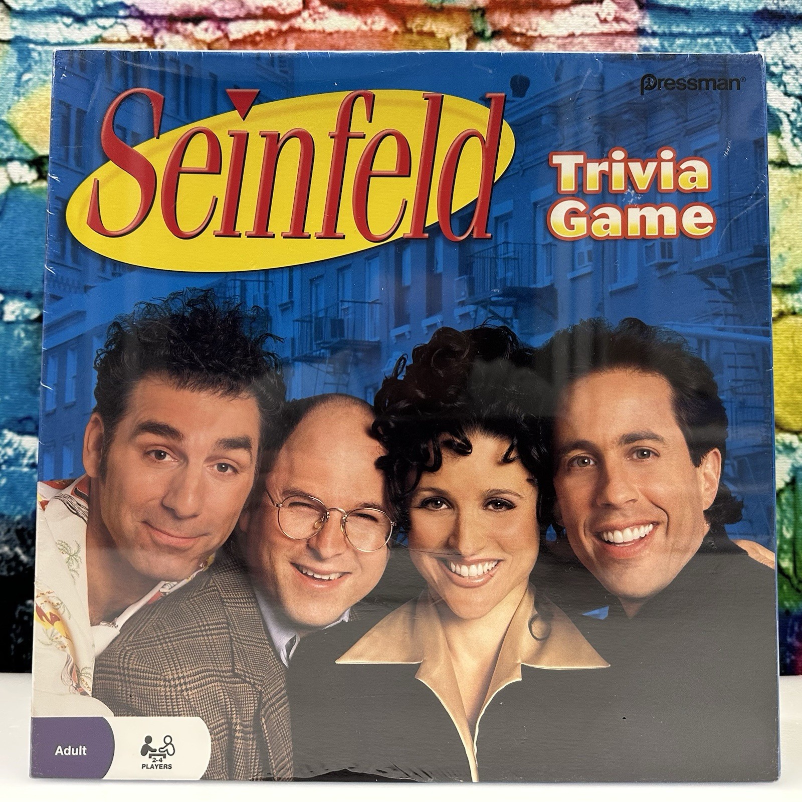 Seinfeld TRIVIA GAME BOARD GAME 2009 PRESSMAN Adult 2-4 Players Jerry Sealed NEW
