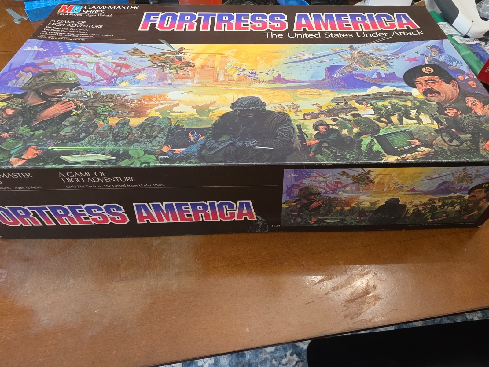 1986 Fortress America Game by Milton Bradley Complete Ready To Play Vintage War
