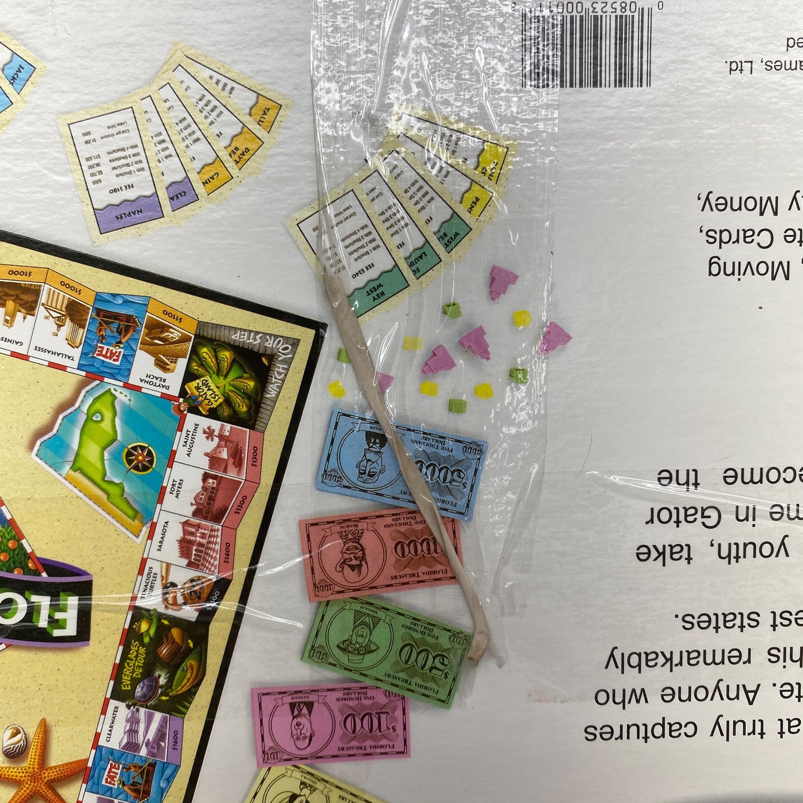Vintage FloridaOpoly Board Game Sunshine State 1997