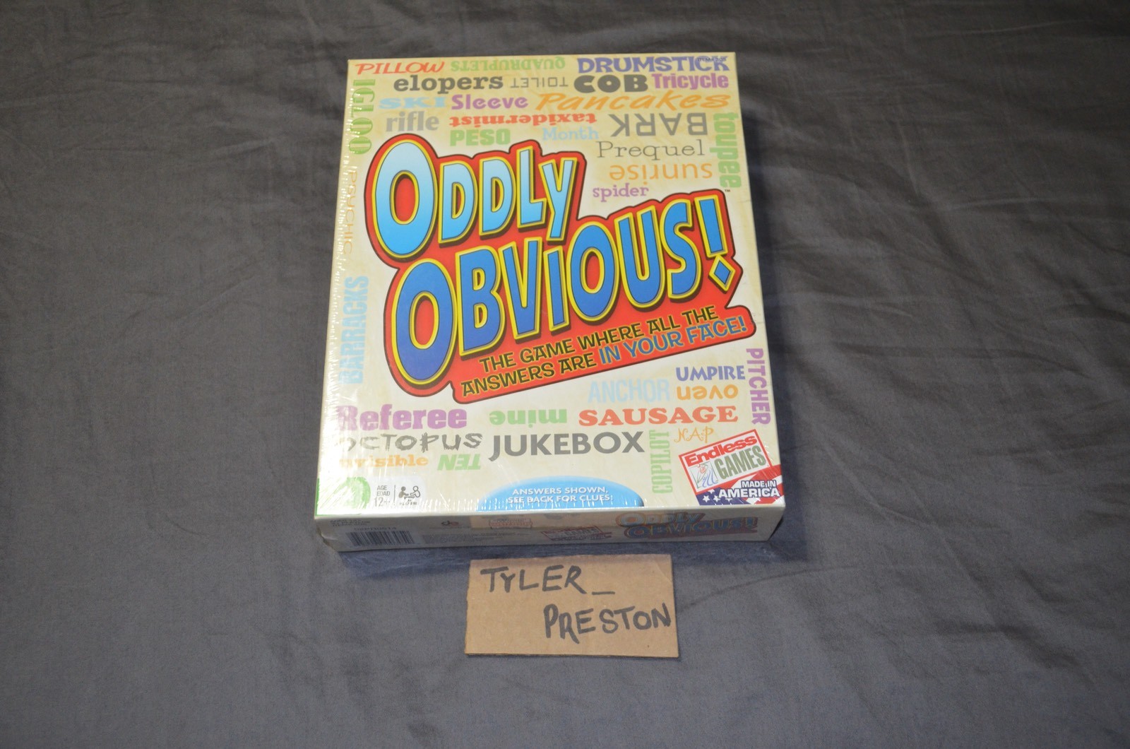 Oddly Obvious Board Game New Sealed Endless Games DISCONTINUED BY MANUFACTURER