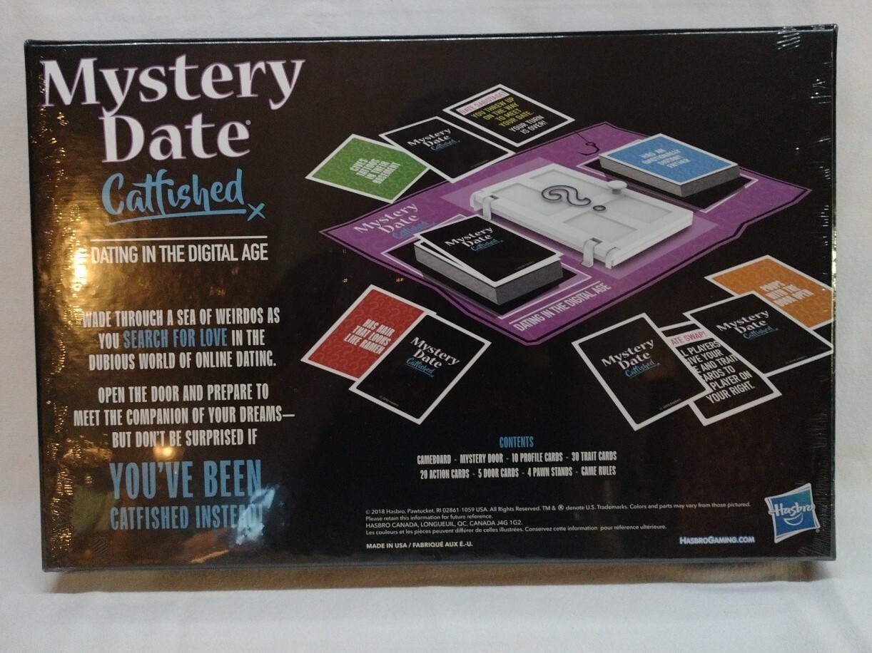 Hasbro Classic Mystery Date Catfished Adults Parody Board Game Sealed NOS