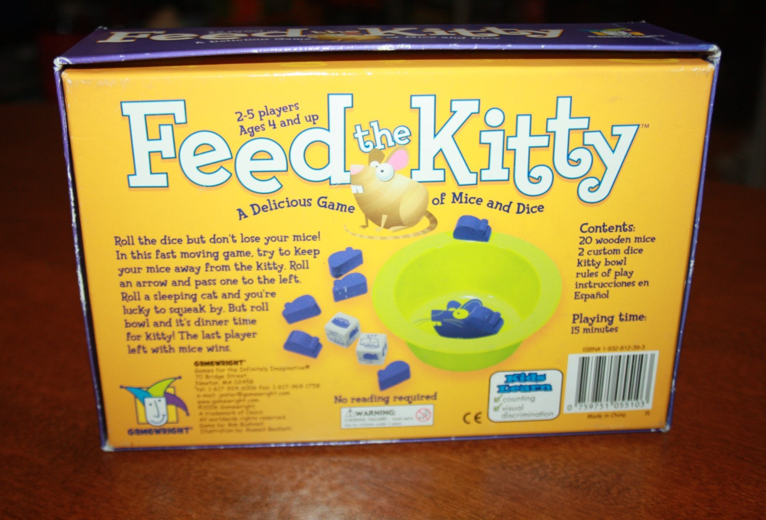 Feed the Kitty – A Delicious Game of Mice and Dice – Gamewright 2006