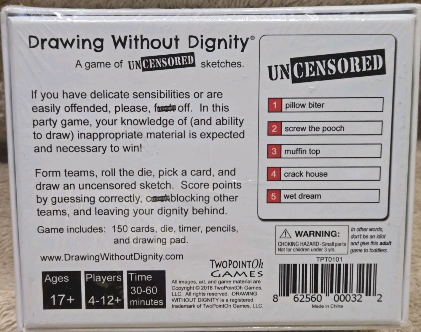 Drawing Without Dignity A Game Of Uncensored Sketches Brand New Sealed Box