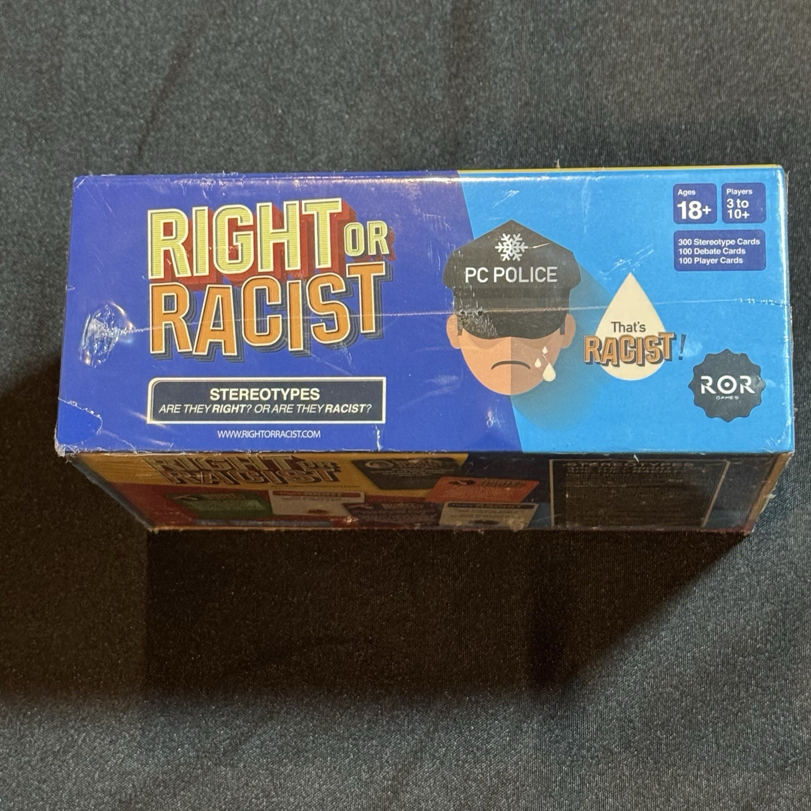 Right or Racist: Adult Party Game Unopened [SEALED] Ages 18+ / 3 to 10+ players