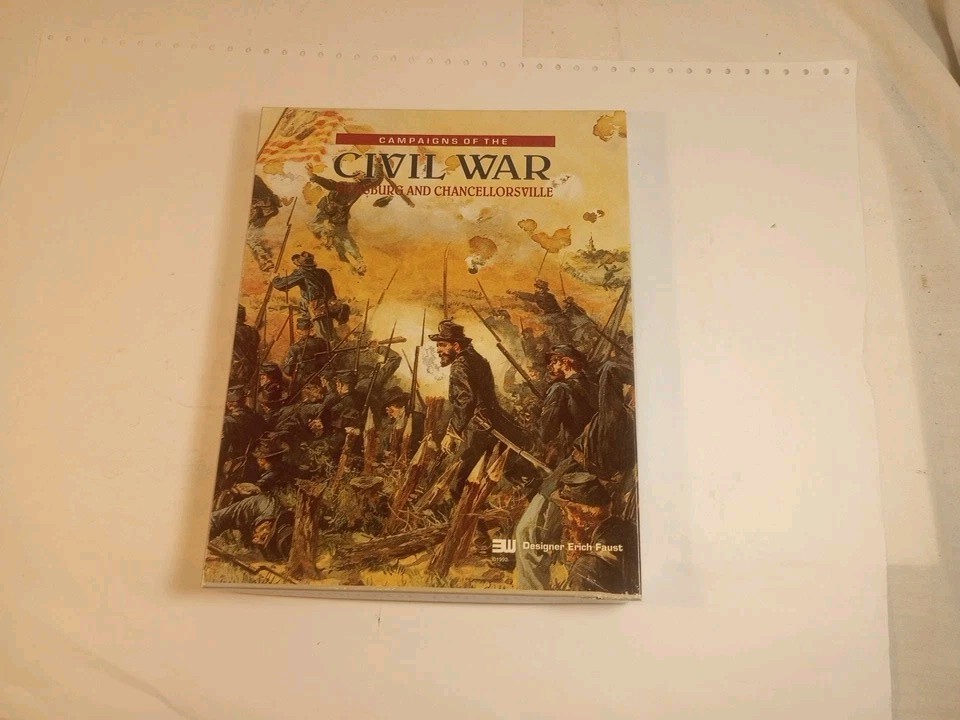CAMPAIGNS CIVIL WAR Vicksburg Chancellorsville Board Game COMPLETE 3W 1992 OOP