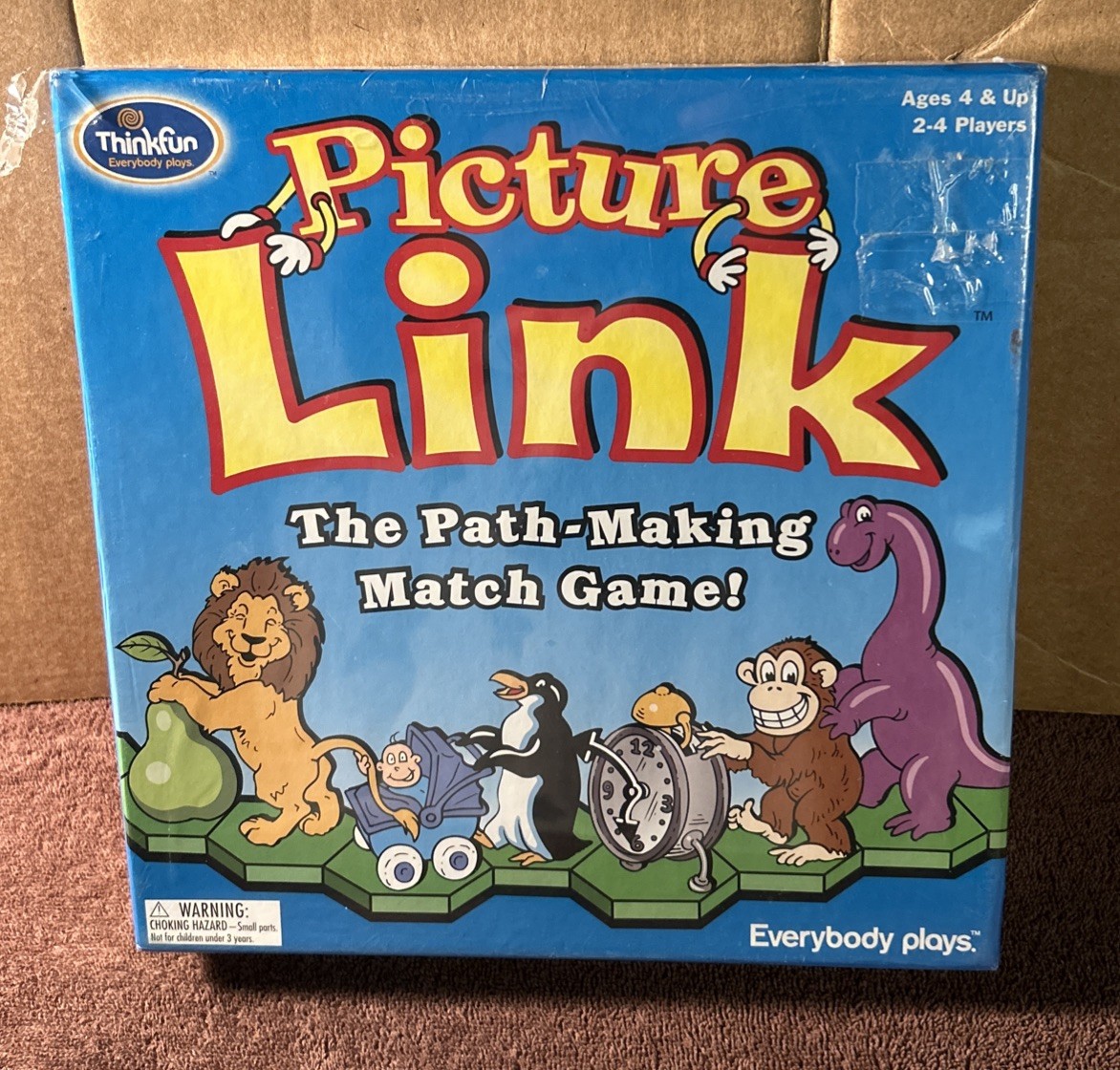 2002 Picture Link The Path-Making Match Game Ages Binary Arts VTG RHTF