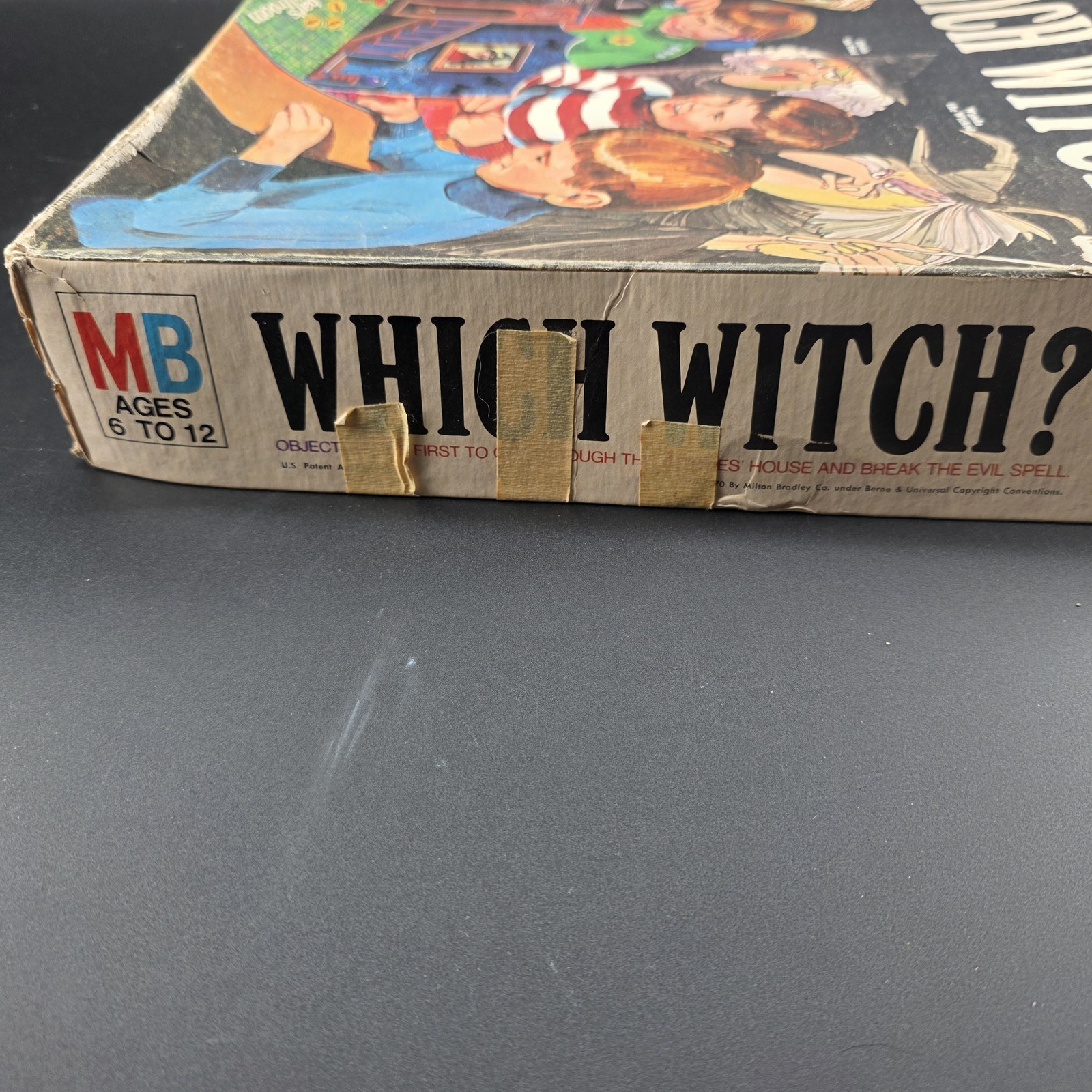Vintage Which Witch Board Game Milton Bradley 1970 Complete Haunted House 4012