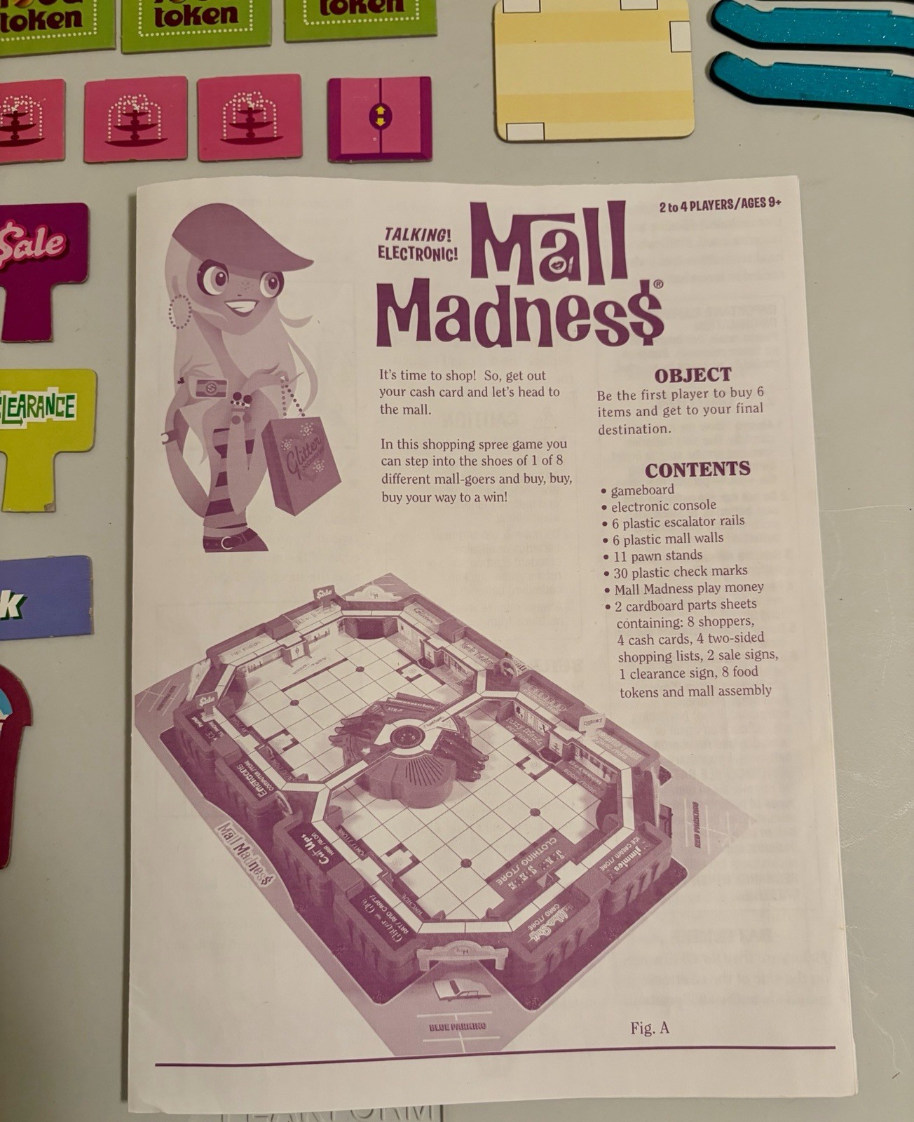 2005 Milton Bradley Electronic Mall Madness Board Game – Works Great!