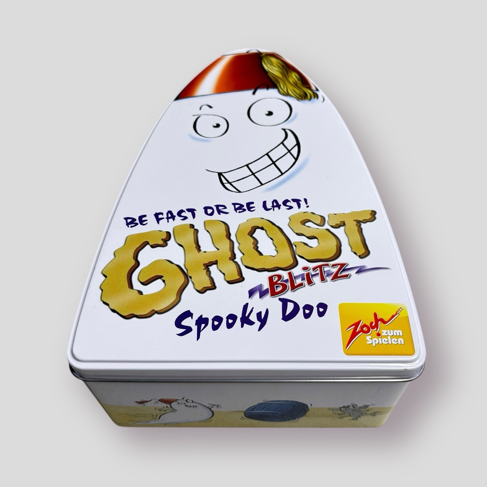 Ghost Blitz Spooky Doo Tin Board Game Shape & Color Recognition 2015 Zoch