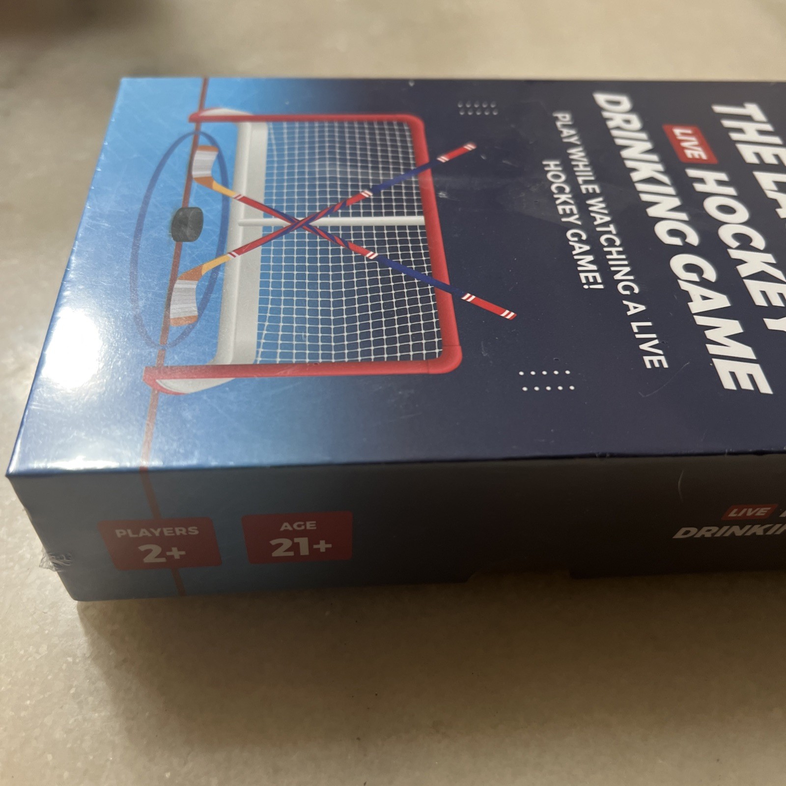 Last Leg Hockey Drinking Card Game SEALED, Alcohol/Non Alcohol: Any team!